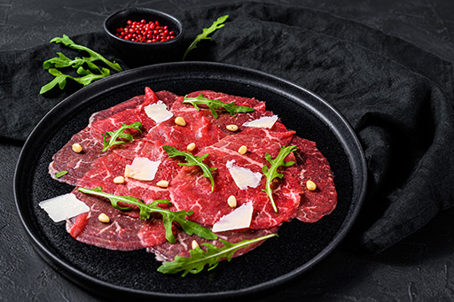 当店のおすすめ！【牛肉のカルパッチョ】